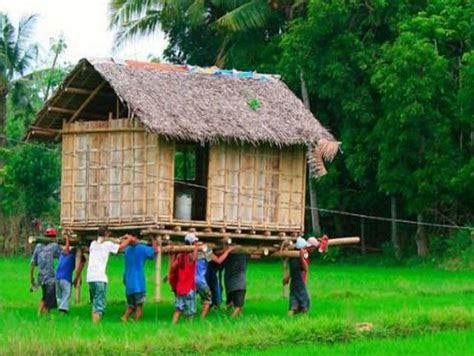 Ancient Bayanihan Tradition Of The Filipino People: Villagers .